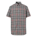 Men's Burberry Plaid Shirt Gray 80293701