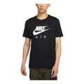 Men's Nike Air Large Logo Printing Sports Round Neck Short Sleeve Black T-Shirt DD3352-010