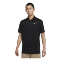 Nike Dri-FIT Victory Solid Color Logo Printing Quick Dry Breathable Short Sleeve Polo Shirt Black DH0823-010