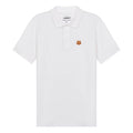 Men's KENZO SS21 Tiger Head Embroidered Short Sleeve Polo Shirt White FA65PO0014PU-01B