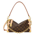 (WMNS) LOUIS VUITTON Side Trunk MM East West 'Brown' M28385
