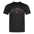 Nike NBA Los Angeles Lakers Basketball Training Quick Dry Short Sleeve Black AT1335-010