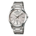 CASIO Sports Quartz Waterproof Stainless Steel Strap Unisex Mens SilverGray Analog MTP-1381D-7AVDF