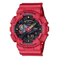 CASIO G-Shock Analog-Digital 'Red' GA-110SGH-4AJR