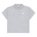 (WMNS) New Balance Short Sleeve Polo Asia Sizing 'Grey' NFE21032-MGR