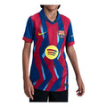 (GS) Nike x FC Barcelona 2025/26 Stadium Fourth Dri-FIT Replica T-Shirt 'Gym Blue Salsa Red Opti Yellow' FZ1307-432