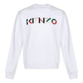 Men's KENZO FW20 Embroidered Logo Pullover White FA65SW0044MO-01