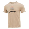 Men's Nike Printing Round Neck Short Sleeve Khaki T-Shirt DM2463-247