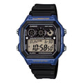 CASIO Waterproof Sports Shockproof Mens Black/Blue Digital AE-1300WH-2A