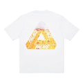 PALACE TRI-Lager Tee Triangle Logo Printing Short Sleeve White T-Shirt PAL-FW20-317