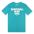 Nike Casual Quick Dry Basketball Round Neck Sports Short Sleeve Blue CT5970-366