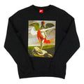 Nike Crew Greece Allegory Sweatshirt For Men Black AQ7139-010