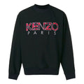 Men's KENZO Alphabet Pattern Loose Round Neck Black F865SW6041RH-98