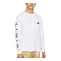 Nike SB Cartoon logo Printing Pocket Skateboard Long Sleeves White CZ6176-100