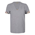Burberry Casual Plaid Short Sleeve Gray 39339281