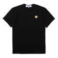 COMME des GARCONS PLAY Gold Heart T-Shirt 'Black' AZ-T216-051-1