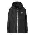 Men's Burberry Logo ECONYL Light Hooded Jacket Black 80270981