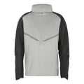 Men's Nike SS22 Colorblock Breathable High Collar Stripe Long Sleeves Black Gray T-Shirt DM4629-010