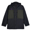 Men's Nike Windproof Colorblock Outdoor Jacket Black Purple 'Black Sequoia' AQ2294-010
