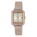 CASIO SHEEN Solar Powered Quartz Waterproof Sapphire Crystal Rose Gold Analog SHS-D400CGM-4APRD