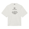 Balenciaga FW21 HI MY NAME IS WIDE FIT Tee 661715TKVF19081