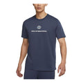Nike Heritage Solid Color Alphabet Round Neck Casual Sports Short Sleeve Blue DM5440-437