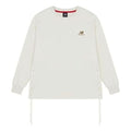 (WMNS) New Balance Lacing Details Long Sleeve Top Asia Sizing 'White' AWT21301-IV