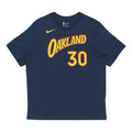 Nike NBA CE Golden State Warriors Curry 30 Retro Basketball Casual Sports Short Sleeve Navy Blue Black CT9426-419