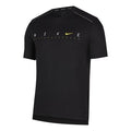 Nike Dri-fit Miler Future Fast Mesh Quick Dry Reflective Element Short Sleeve Black CJ6484-010