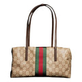 (WMNS) Gucci Melrose Medium Boston Bag 'Sand Dark Brown' 875228-FAF79-8547