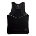 Men's Nike Solid Color Pullover Running Sports Black Vest DD4844-010