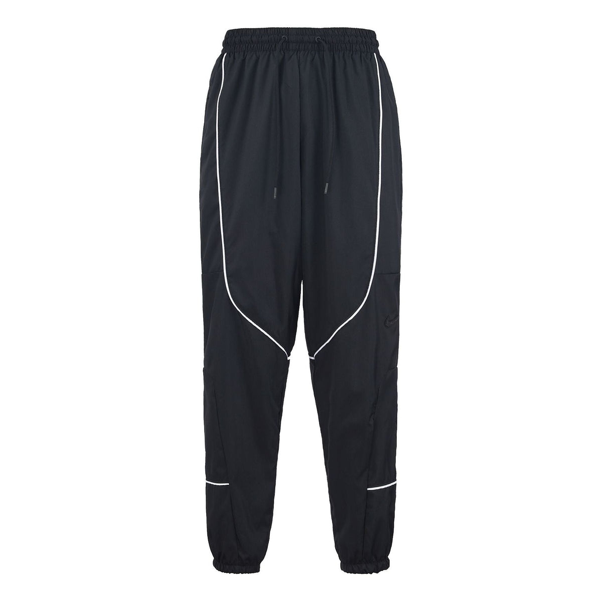 Men's Nike Throwback Casual Basketball Sports Bundle Feet Long Pants/Trousers Autumn Black CV1915-010