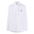 Men's KENZO Tiger Head Small Pattern Shirt White FA55CH4001LB-01