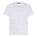 LOUIS VUITTON SS22 Collar Chain Logo Short Sleeve Unisex White 1A8QDG