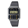CASIO General VINTAGE Japan / South Korea Fashion Waterproof Black Digital A100WEGG-1A2
