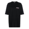 Balenciaga Political Campaign Printing Large Version Short Sleeve Black 620941TIV521070