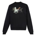 Men's KENZO FW20 Small Pattern Loose Fleece Lined Black FA65SW5114MG-99