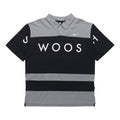 Nike Sportswear Swoosh Logo Printing Contrasting Colors Loose Polo Shirt Black DJ5370-010