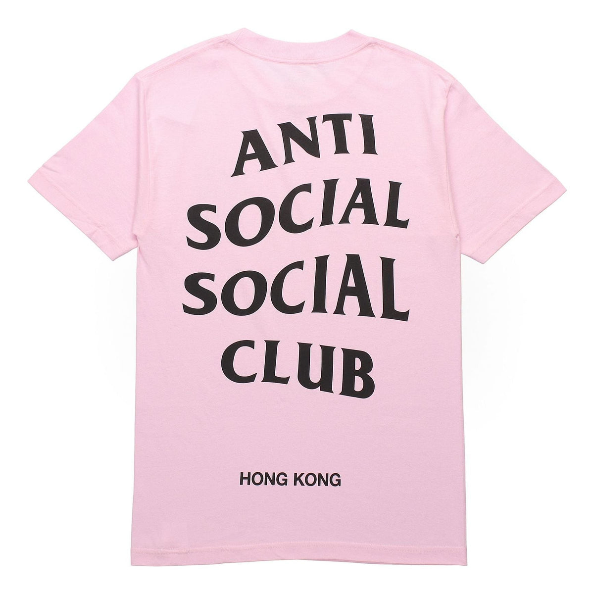 ANTI SOCIAL SOCIAL CLUB City Hong Kong Logo Short Sleeve Unisex Sakura Pink ASST267