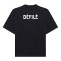 Men's Balenciaga Retro Sports Logo Short Sleeve Black 641614TJVL41000