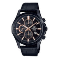 CASIO Waterproof EDIFICE Sapphire Crystal Quartz Mens Black Analog EFB-660BL-1AVUPRD