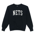 Nike MENS Letter Print Brooklyn Nets Crew-neck Black DD2961-010