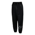 (WMNS) Nike Logo Sports Adjustable Belt Bundle Feet Woven Long Pants/Trousers Autumn Black DJ8997-010