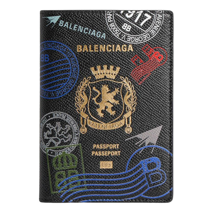 Balenciaga Passport Holder 'Black' 7877422ACGU1084