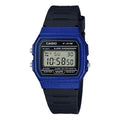 CASIO Classical Vintage Waterproof Mens Black/Blue Digital F-91WM-2A