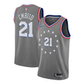 Nike Embiid City Edition Swingman Jersey Grey Gray AJ4636-064