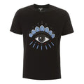 Men's KENZO Eyes Eye Printing Short Sleeve Black FA55TS0494YC-99
