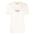 KENZO Logo Printing Round-neck Tee Beige FA52TS955937-03-1
