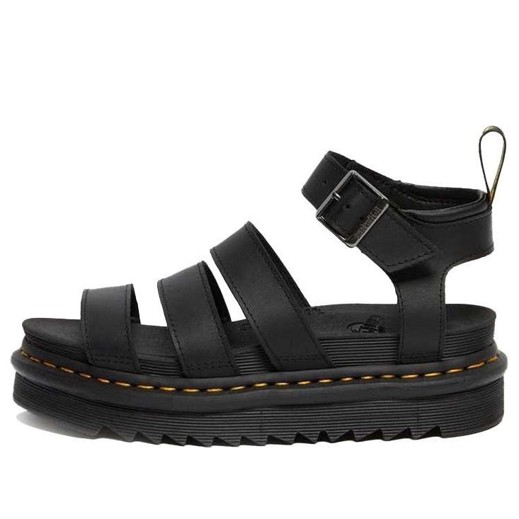 (WMNS) Dr. Martens Blaire Leather Sandals Black 24235001