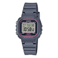 CASIO Waterproof Sports Unisex GrayPink Digital LA-20WH-8A